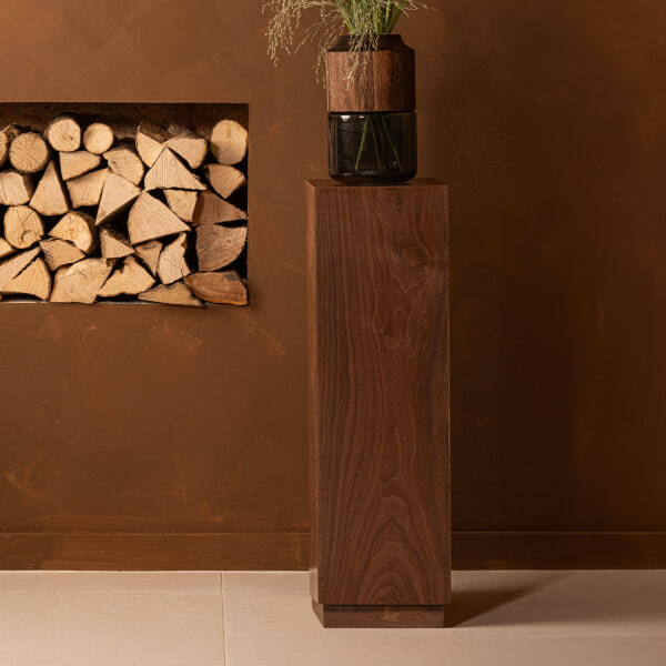 sohome Plantenstandaard Enid Walnoot 80cm hoog