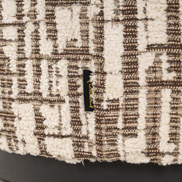 sohome Poef Lexie Geweven stof 45cm