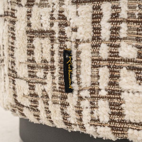 sohome Poef Lexie Geweven stof 70cm