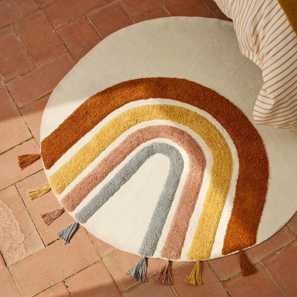 sohome Rond Vloerkleed Tadea Regenboog 100cm