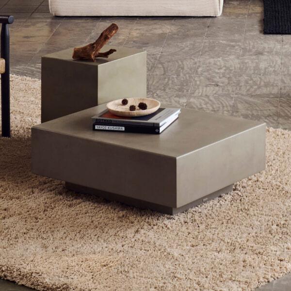 sohome Salontafel Rustella Cement 80 x 60cm