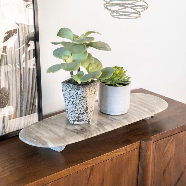 sohome Serveerplank Blanch Marmer 70 x 23cm