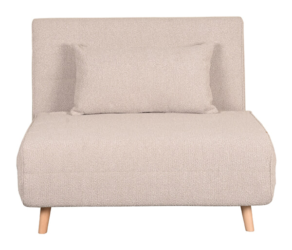 sohome Slaapbank Single Bouclé kleur Naturel