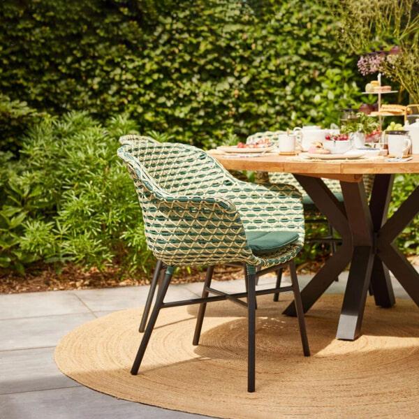 sohome Tuinstoel Delphine Wicker kleur Groen