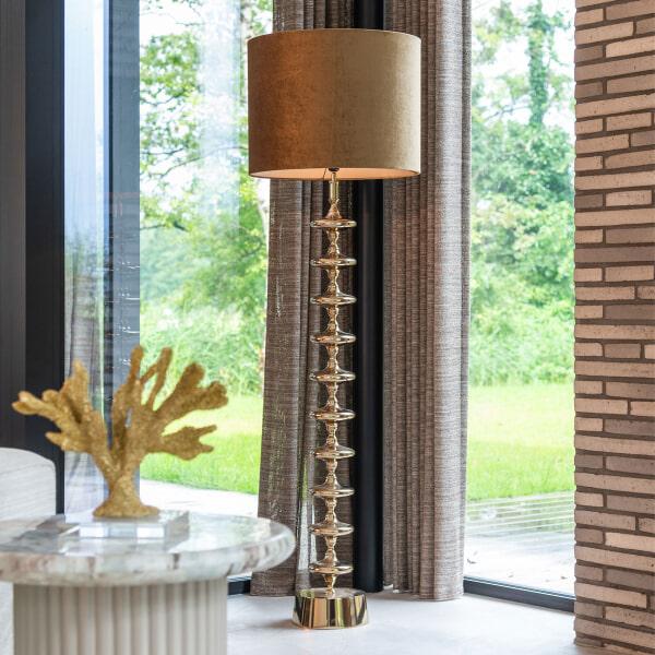 sohome Vloerlamp Jane 138cm kleur Goud (excl. kap)