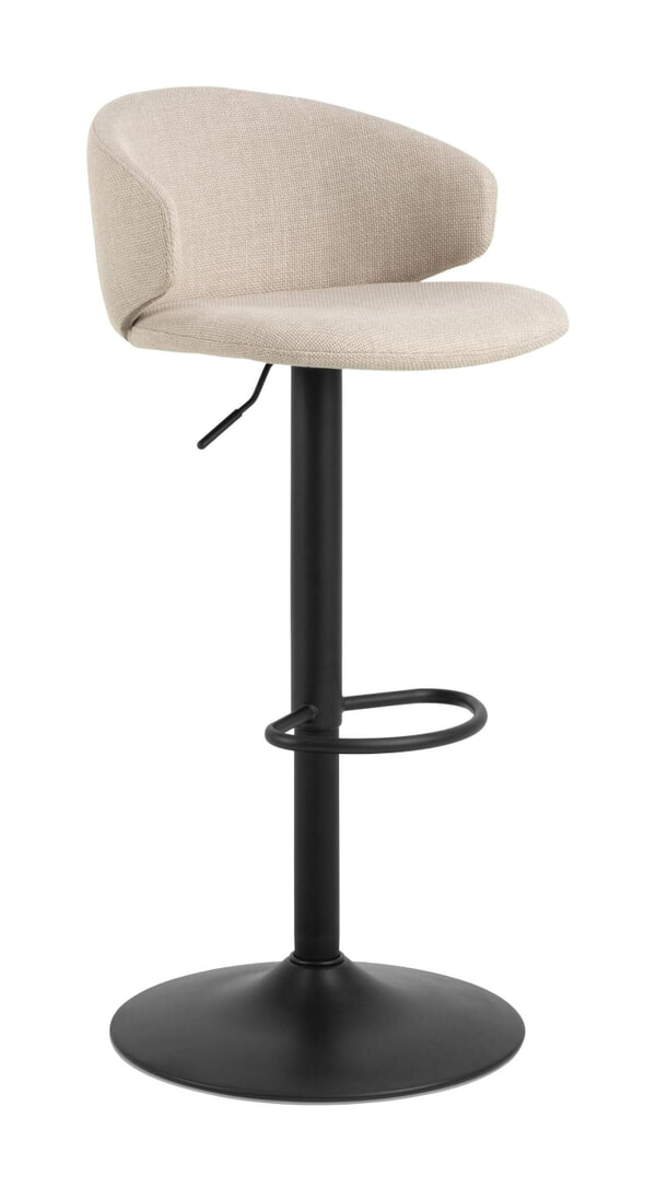 sohome Verstelbare Barkruk Larue kleur Beige (zithoogte 61-82cm)