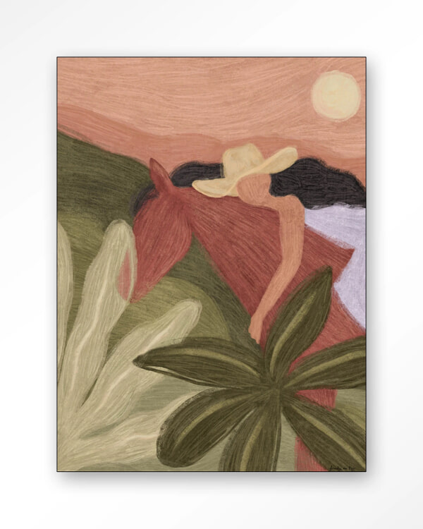 sohome Wandkleed Horse Sunset in maat en frame naar keuze