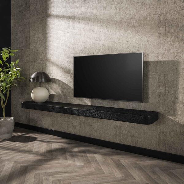sohome Wandplank/TV-meubel Doria Liquid metal 200cm