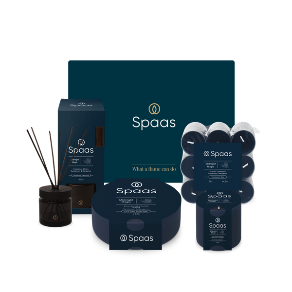 spaas Spaas Essential Cadeaupakket Geurkaarsen - Midnight Magic
