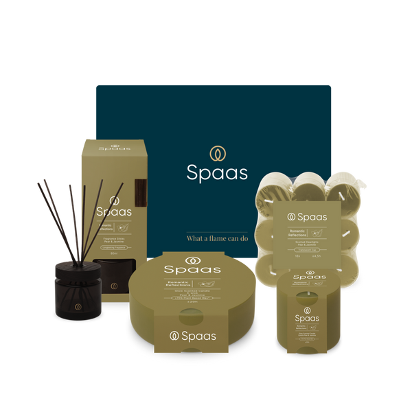 spaas Spaas Essential Cadeaupakket Geurkaarsen - Romantic Reflections