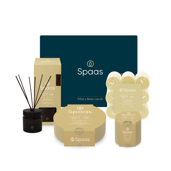 spaas Spaas Essential Cadeaupakket Geurkaarsen - Shimmering Smile