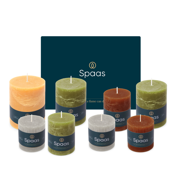 spaas Spaas Essential Cadeaupakket Rustieke Kaarsen - Sunrise in the Woods
