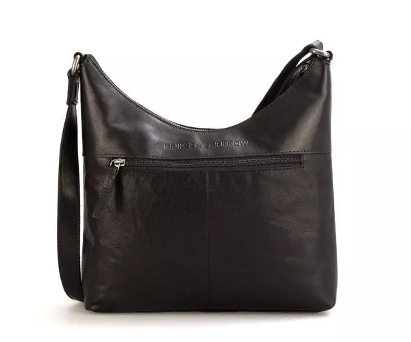 Spikes & Sparrow Spikes & Sparrow Leren Crossbodytas – Alabama – Zwart