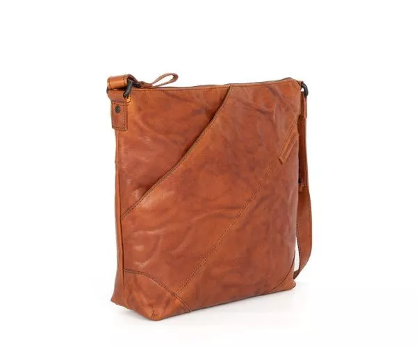 Spikes & Sparrow Spikes & Sparrow Leren Crossbodytas – Amelia – Brandy Cognac