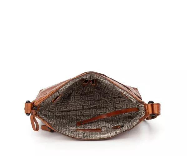 Spikes & Sparrow Spikes & Sparrow Leren Crossbodytas – Amelia – Brandy Cognac