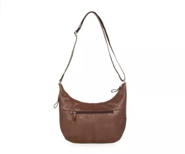 Spikes & Sparrow Spikes & Sparrow Leren Crossbodytas – Elena – Donkerbruin