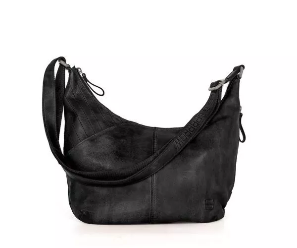 spikes & sparrow Spikes & Sparrow Leren Crossbodytas – Elena – Zwart spikes & sparrow Spikes & Sparrow Leren Crossbodytas – Elena – Zwart