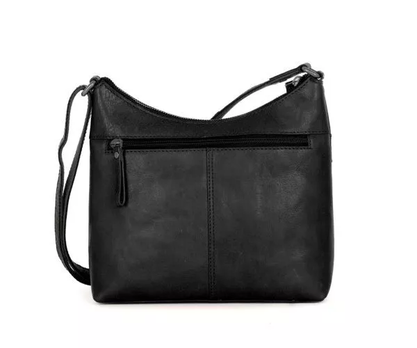 Spikes & Sparrow Spikes & Sparrow Leren Crossbodytas – Elien – Zwart