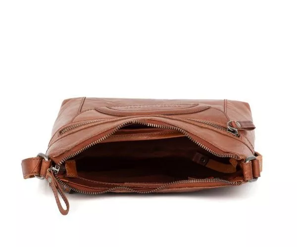 Spikes & Sparrow Spikes & Sparrow Leren Crossbodytas – Elien – Zwart