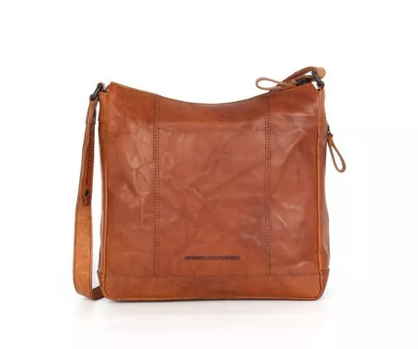 Spikes & Sparrow Spikes & Sparrow Leren Crossbodytas – Elizabeth – Brandy Cognac