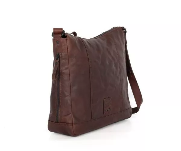 Spikes & Sparrow Spikes & Sparrow Leren Crossbodytas – Elizabeth – Donkerbruin