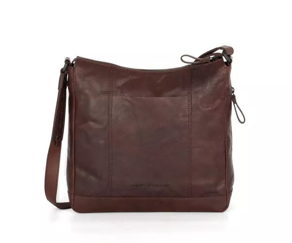 Spikes & Sparrow Spikes & Sparrow Leren Crossbodytas – Elizabeth – Donkerbruin