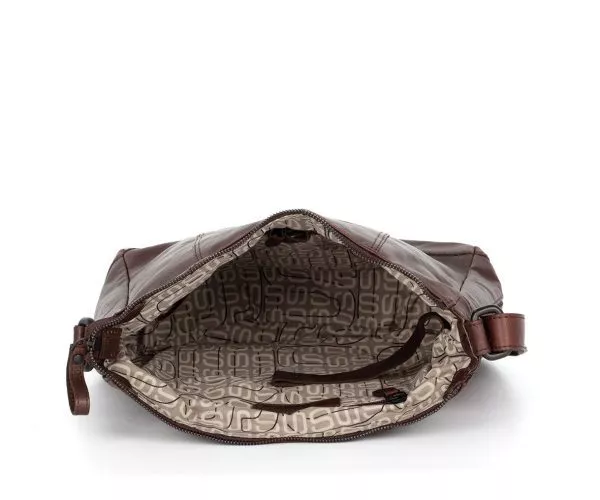 Spikes & Sparrow Spikes & Sparrow Leren Crossbodytas – Elizabeth – Donkerbruin