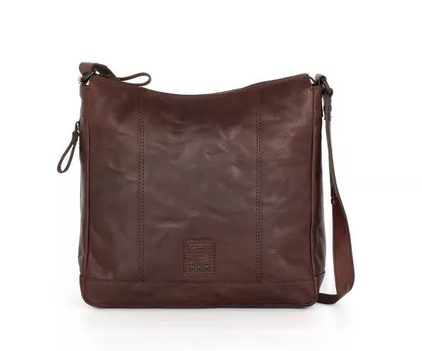 spikes & sparrow Spikes & Sparrow Leren Crossbodytas – Elizabeth – Donkerbruin