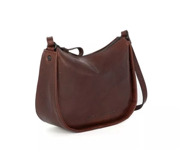 spikes & sparrow Spikes & Sparrow Leren Crossbodytas – Emilie – Donkerbruin