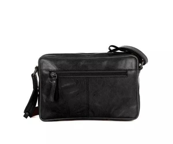 Spikes & Sparrow Spikes & Sparrow Leren Crossbodytas – Eva – Zwart