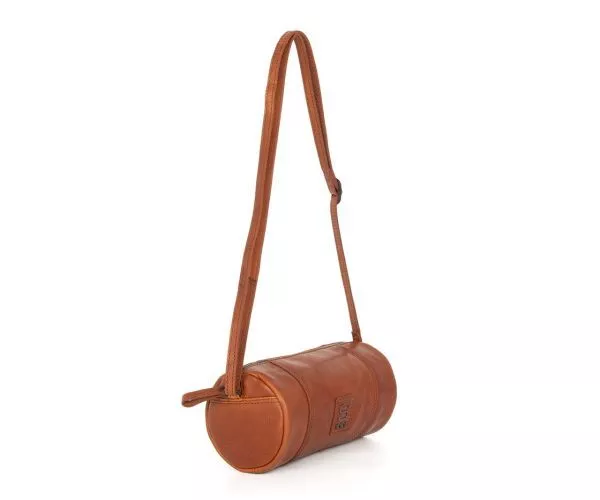 spikes & sparrow Spikes & Sparrow Leren Crossbodytas – Evelyn – Brandy Cognac