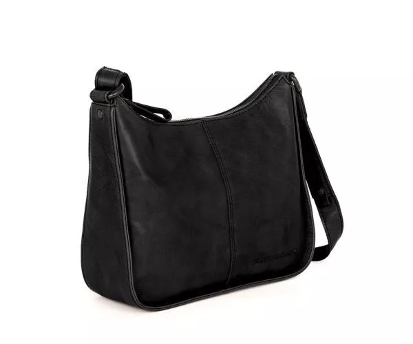 Spikes & Sparrow Spikes & Sparrow Leren Crossbodytas – Evie – Zwart