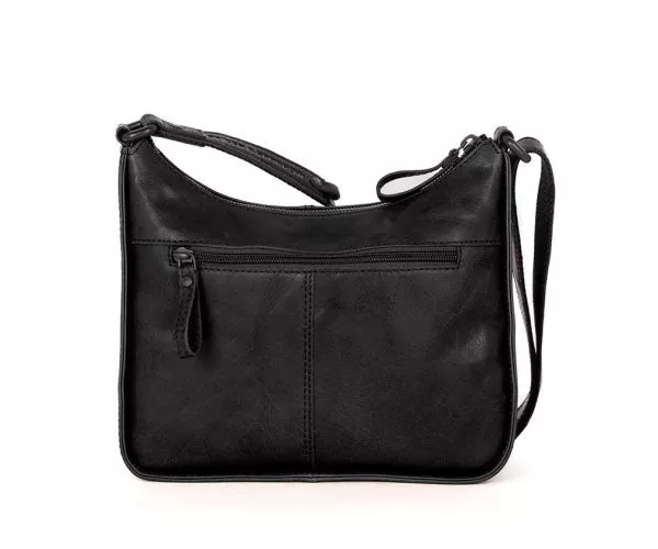 Spikes & Sparrow Spikes & Sparrow Leren Crossbodytas – Evie – Zwart