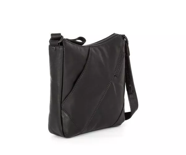 Spikes & Sparrow Spikes & Sparrow Leren Crossbodytas – Harper – Zwart