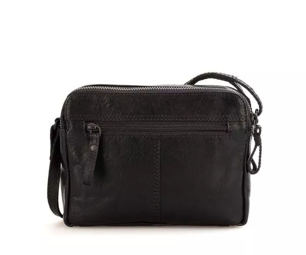 Spikes & Sparrow Spikes & Sparrow Leren Crossbodytas – Hawaii – Zwart