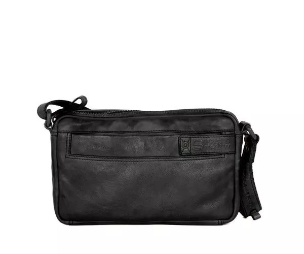 spikes & sparrow Spikes & Sparrow Leren Crossbodytas – Hubbert – Zwart spikes & sparrow Spikes & Sparrow Leren Crossbodytas – Hubbert – Zwart