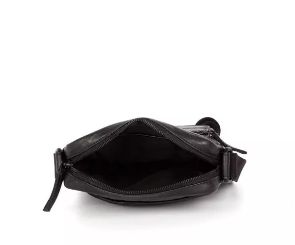 Spikes & Sparrow Spikes & Sparrow Leren Crossbodytas – Jason – Zwart