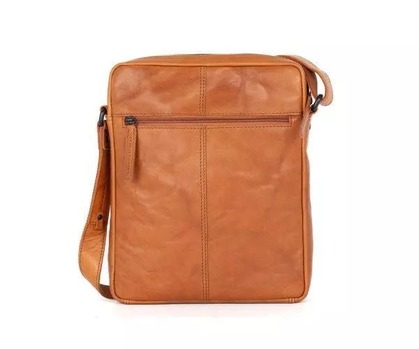 Spikes & Sparrow Spikes & Sparrow Leren Crossbodytas – Jayed – Brandy Cognac