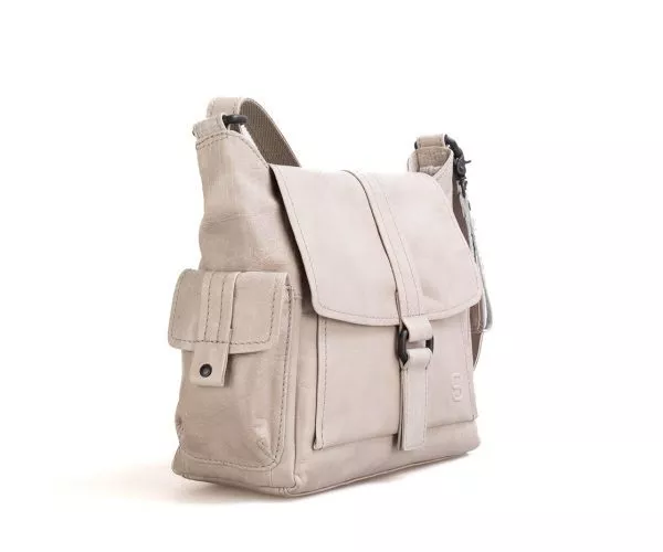 Spikes & Sparrow Spikes & Sparrow Leren Crossbodytas – June – Taupe