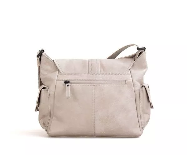 Spikes & Sparrow Spikes & Sparrow Leren Crossbodytas – June – Taupe