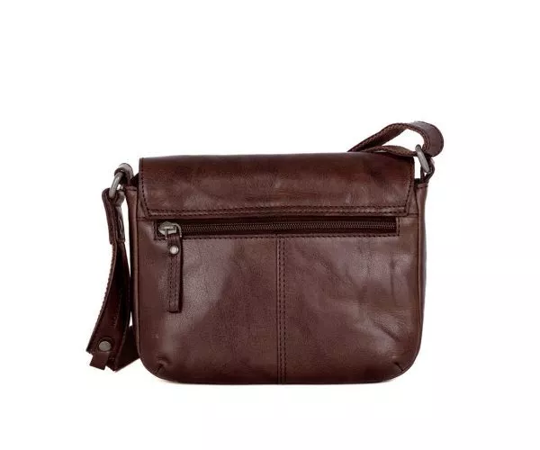 Spikes & Sparrow Spikes & Sparrow Leren Crossbodytas – Kimberlay – Donkerbruin