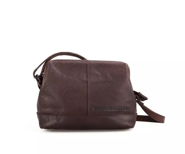spikes & sparrow Spikes & Sparrow Leren Crossbodytas – Lasso – Donkerbruin