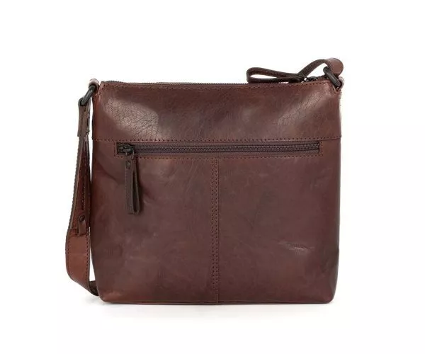 Spikes & Sparrow Spikes & Sparrow Leren Crossbodytas – Liz – Donkerbruin