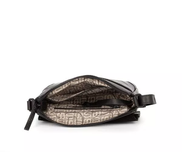 Spikes & Sparrow Spikes & Sparrow Leren Crossbodytas Met Klep / Crossbodytas – Layla – Zwart