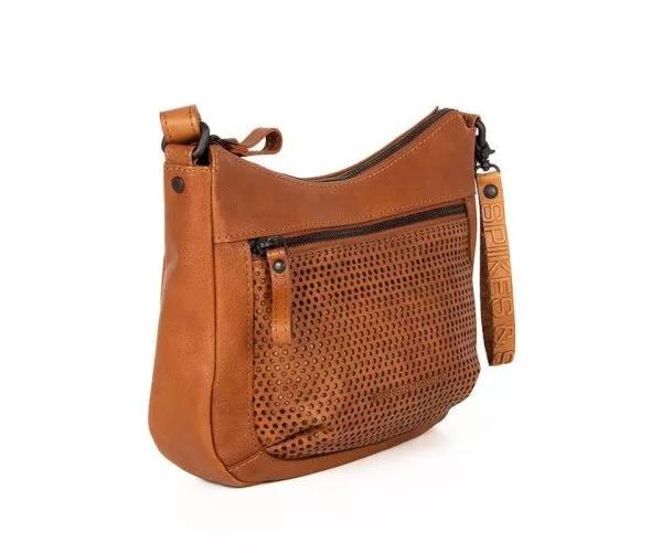 Spikes & Sparrow Spikes & Sparrow Leren Crossbodytas Mini – Marijn – Bruin