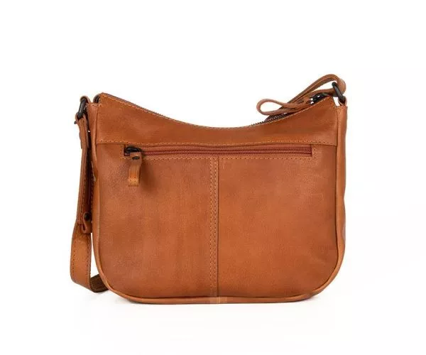 Spikes & Sparrow Spikes & Sparrow Leren Crossbodytas Mini – Marijn – Bruin