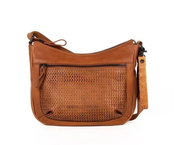 spikes & sparrow Spikes & Sparrow Leren Crossbodytas mini – Marijn – Bruin