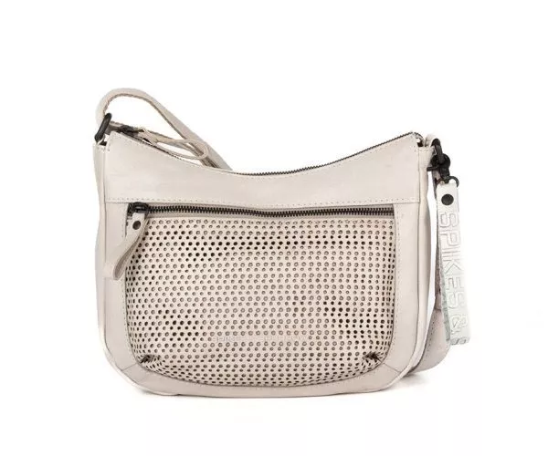 spikes & sparrow Spikes & Sparrow Leren Crossbodytas mini – Marijn – Taupe