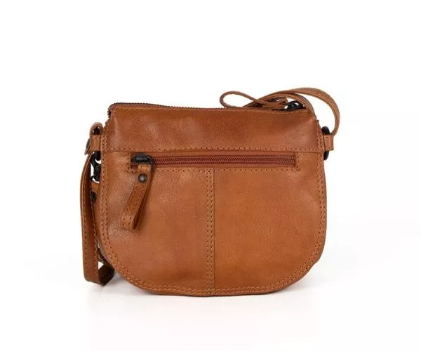 Spikes & Sparrow Spikes & Sparrow Leren Crossbodytas Mini – Marley – Bruin