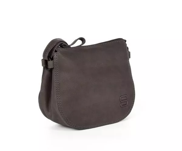 Spikes & Sparrow Spikes & Sparrow Leren Crossbodytas Mini – Marley – Grijs